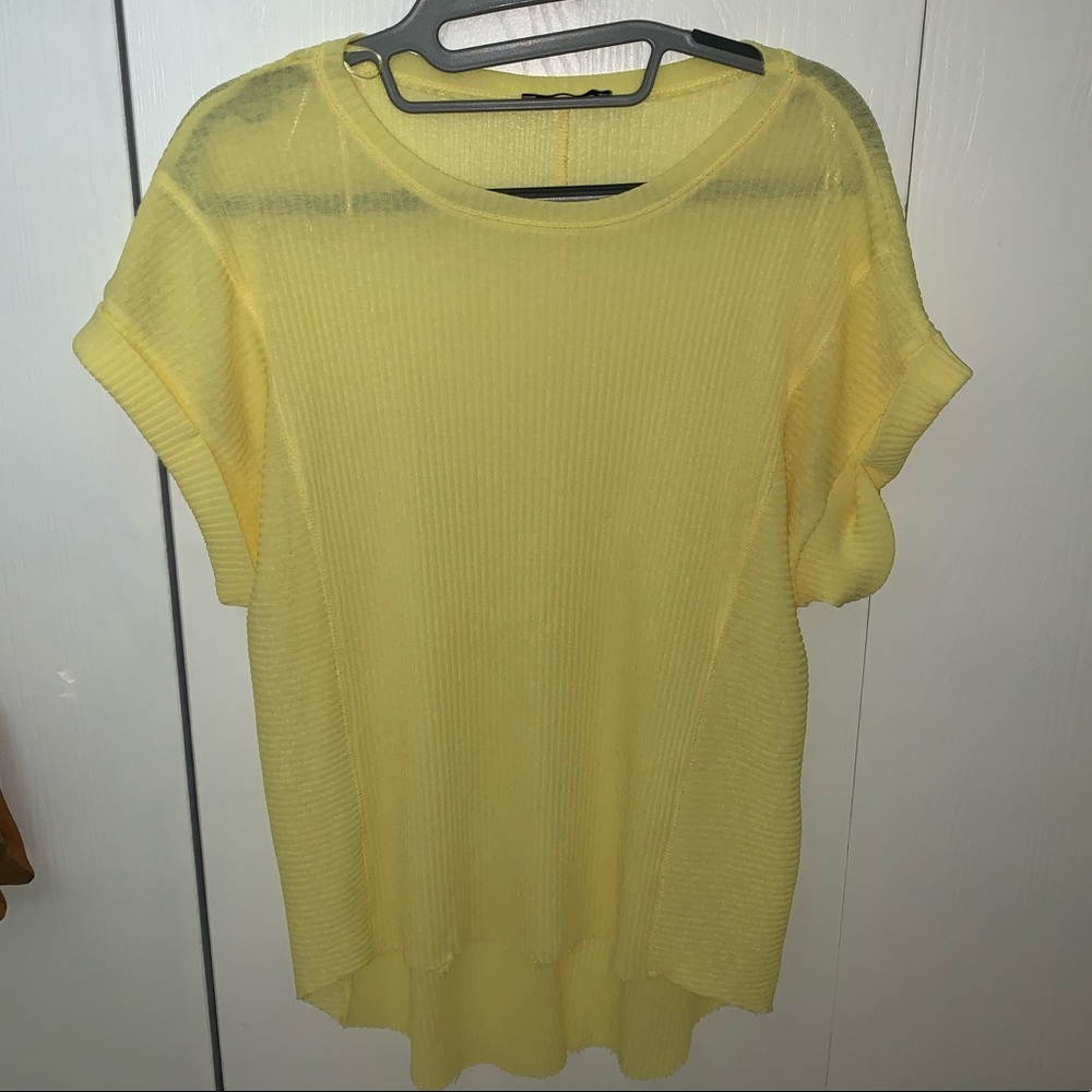 Zara Yellow Tshirt